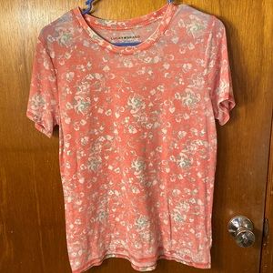 Oversized Washed-Look Floral Tee